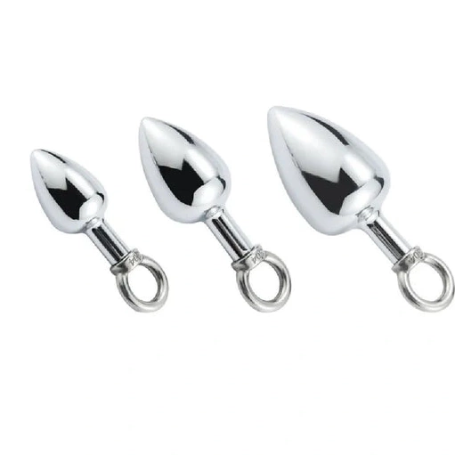 Anal Hooks 4663 with Anal DiscreetChoice Set Steel Ring Cock Stainless Hook 0910